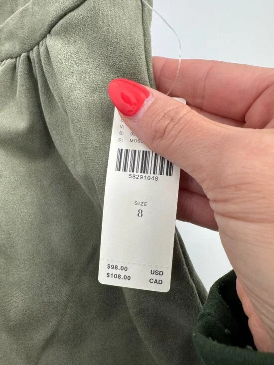 Anthropologie Roxanna Sueded Mini Skirt Size 8 NWT - Picture 8 of 13